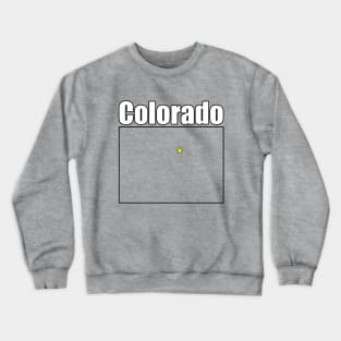 Minimalist Colorado Crewneck Sweatshirt